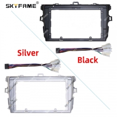 SKYFAME Car Frame Fascia Adapter Android Radio Dash Fitting Panel Kit For Toyota Corolla Altis