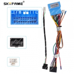 SKYFAME Car 16pin Wiring Harness Adapter For SGMW Wuling Sunshine S1 2013 Android Radio Power Cable