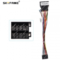 SKYFAME Car 16pin Wiring Harness Adapter For Geely GX7 2012 Android Radio Power Cable