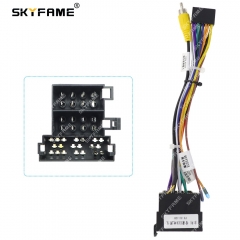 SKYFAME Car 16pin Wiring Harness Adapter For Geely Emgrand EC8 2018-2021 Android Radio Power Cable