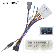 SKYFAME Car 16pin Wiring Harness Adapter For Isuzu D-MAX Android Radio Power Cable