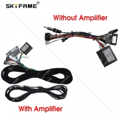 SKYFAME Car 16pin Wiring Harness Adapter Canbus Box Decoder For Benz Vito W220 /Benz S Class Android Radio Power Cable