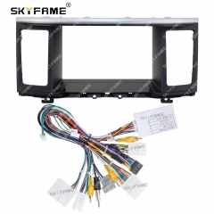 SKYFAME Car Frame Fascia Adapter Canbus Box Decoder For Nissan Pathfinder Paladin 2013 Android Radio Dash Fitting Panel Kit