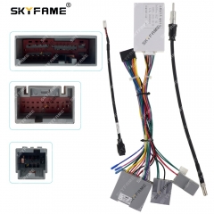 SKYFAME Car 16pin Wiring Harness Adapter Canbus Box Decoder For Ford F150 Raptor 2009-2014 Android Radio Power Cable