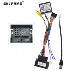 SKYFAME Car 16pin Wiring Harness Adapter Canbus Box Decoder For Chery Arrizo 5 2016-2018 Android Radio Power Cable