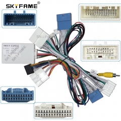 SKYFAME Car 16Pin Android Radio Stereo Wiring Harness With Canbus Box Decoder For Lexus NX200 Z10 NX 200 2014-2020