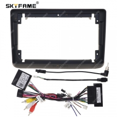 SKYFAME Car Frame Fascia Adapter Android Radio Dash Fitting Panel Kit For Jeep Grand Cherokee