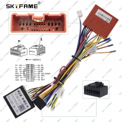 SKYFAME Car 16pin Wiring Harness Canbus Box Adapter Decoder For Faw Bestune B70 2006-2013 Android Radio Power Cable