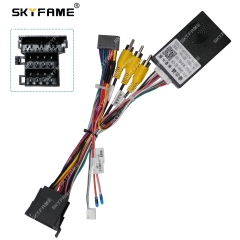 SKYFAME 16Pin Car Wiring Harness Adapter With Canbus Box Decoder For Chana Eado CS95 CS15 Android Radio Power Cable ChAn-RZ-09
