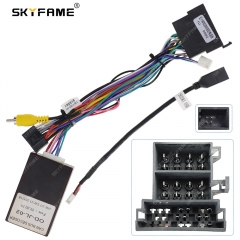 SKYFAME 16Pin Car Wiring Harness Adapter With Canbus Box Decoder For Isuzu MU-X D-MAX LingTuo  Android Radio Power Cable
