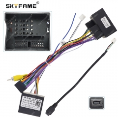 SKYFAME 16Pin Car Wiring Harness Adapter With Canbus Box Decoder For GAC Trumpchi GS4 GA4 2015-2018