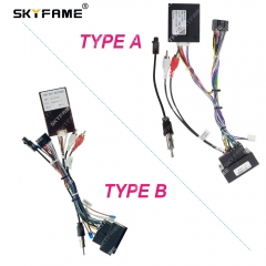 SKYFAME Car 16Pin Wiring Harness Android Radio Adapter Canbus Box Decoder For Volkswagen Touareg