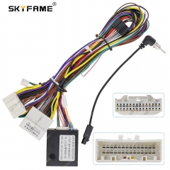 SKYFAME 16Pin Car Wiring Harness Adapter Canbus Box Decoder For BYD Song E1 E2 S2 Qin 2016-2018 Android Radio Power Cable