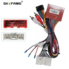 SKYFAME 16Pin Car Wiring Harness Adapter With For Mazda 6 Android Radio Power Cable
