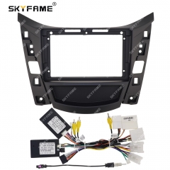 SKYFAME Car Frame Fascia Adapter Canbus Box Decoder Android Radio Audio Dash Fitting Panel Kit For Build Your Dream BYD Yuan