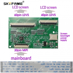SKYFAME Lcd Mipi To Ldvs Conversion Adapter Ribbon Cable Plate For Topway Car Android Radio 30pin To 60pin 40pin