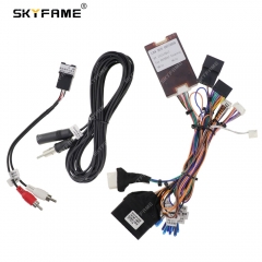 SKYFAME 16Pin Car Wiring Harness Adapter Canbus Box Decoder Android Radio Power Cable For Hyundai Veracruz