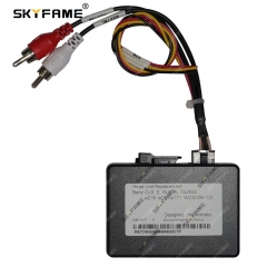 SKYFAME Car Most Aux Optical Fiber Decoder Box Amplifier Decoding Adapter For Benz CLS E SLK SL CLASS W219 W211 W171 W230 09-12