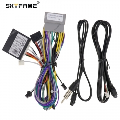 SKYFAME Car Wiring Harness Adapter With Canbus Box Decoder For Chevrolet Trailblazer Malibu XL Equinox Encore GX Lacrosse