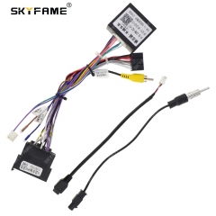SKYFAME 16Pin Car Wiring Harness Adapter With Canbus Box Decoder For Great Wall Haval H9 GRW-RZ-07