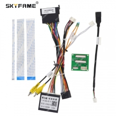 SKYFAME 16Pin Car Wiring Harness Adapter With Canbus Box Decoder Android Radio Power Cable For Changan CHANA  Alsvin V7
