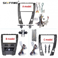 SKYFAME Car Fascia Frame Adapter Canbus Box Decoder Android Radio Dash Fitting Panel Kit For Lexus ES ES240 ES350 ES330