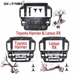 SKYFAME Car Fascia Frame Adapter Canbus Box Android Audio Dash Fitting Panel Kit For Lexus RX300 XU10 Toyota Harrier
