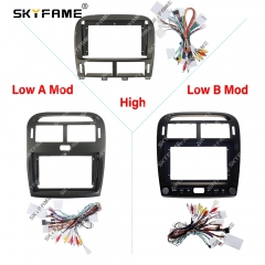 SKYFAME Car Fascia Frame Adapter Canbus Box Decoder Android Radio Audio Dash Fitting Panel Kit For Lexus LS430