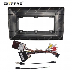 SKYFAME Car Frame Fascia Adapter Canbus Box Decoder Android Radio Audio Dash Fitting Panel Kit For Fiat 500L