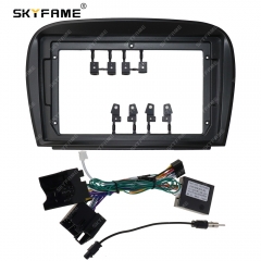 SKYFAME Car Frame Fascia Canbus Adapter Radio Fitting Panel Kit For Benz SL Class W230 CLC SLK R230 SL350 SL500 SL55 SL600 SL65