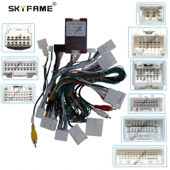 SKYFAME Car Wiring Harness Adapter With Canbus Box Decoder For Lexus LX470 Toyota Land Cruiser 100 LC100