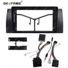SKYFAME Car Fascia Frame Adapter Canbus Box Decoder Android Radio Dash Fitting Panel Kit For BMW E39 E53 X5 5 Series E38