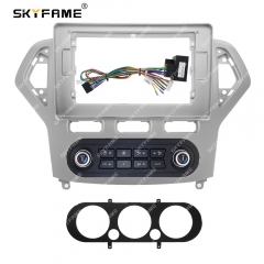 SKYFAME Car Frame Fascia Adapter Canbus Box Decoder Android Radio Audio Dash Fitting Panel Kit For Ford Mondeo 4 MK4 Galaxy
