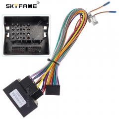 SKYFAME Car 16Pin Stereo Wiring Harness Power Cable For GEELY Borui GC9