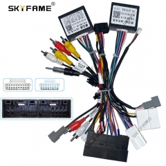 SKYFAME Car Wiring Harness Adapter With Canbus Box Spdif Amplifier Decoder For Hyundai Sonata 9 Kia KX7 KX5 Sonata 8 Veloster
