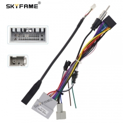 SKYFAME 16Pin Car Stereo Wiring Harness Android Radio Power Cable For  Honda Crider Envix