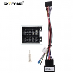 SKYFAME 16Pin Car ISO Wiring Harness Adapter Android Radio Power Cable For Volkswagen Universal
