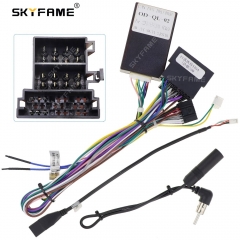 SKYFAME Car 16Pin Stereo Wiring Harness Power Cable With Canbus Box Decoder For ISUZU TAGA QINGLING TAGA 2021