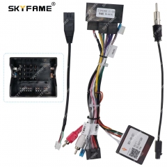 SKYFAME Car 16pin Wiring Harness Adapter Canbus Box Decoder Radio Power Cable For Opel Corsa Adam Astra Zafira RP5-OP-001
