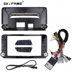 SKYFAME Car Frame Kit Fascia Canbus Box For Honda Accord 10 10TH Inspire 2018 Android Big Screen Audio Dash Panel Frame Fascia