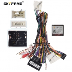 SKYFAME 16Pin Car Wiring Harness Adapter Canbus Box Decoder For Renault Megane 3 Koleos Fluence 2009-2013  Android Power Cable