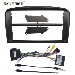 SKYFAME Car Radio Frame Kits Cable Fascia Panel For MG 7 2010-2013 Android Big Screen Audio Frame Fascias