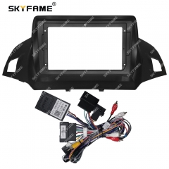 SKYFAME Car Frame Fascia Adapter Canbus Box For Ford Kuga 2 Escape 3 2011-2018 Android Radio Dash Fitting Panel  Kit
