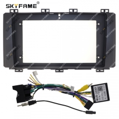 SKYFAME Car Frame Fascia Adapter Canbus Box Decoder Android Radio Dash Fitting Panel Kit For Seat Ateca Cupra