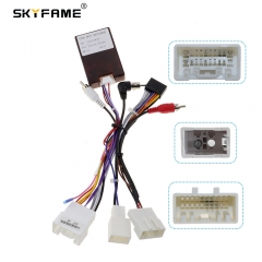 SKYFAME Car Wire Harness Cable Canbus For Toyota Prado Sequoia Camry Smooth Venza Tacoma With Original Power Amplifier Decoder