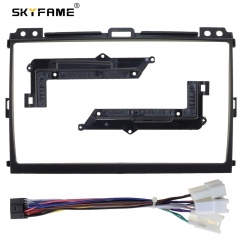SKYFAME Car Fascia Frame Adapter Android Stereo Dashboard Kit Face Plate For Toyota Land Cruiser Prado 120 J120 LC120