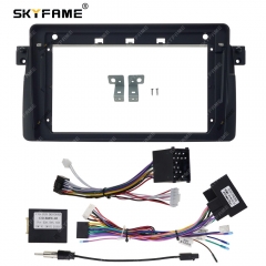 SKYFAME Car Frame Fascia Adapter Android Radio Dash Fitting Panel Kit For BMW E46 M3