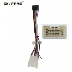 SKYFAME 16Pin Car stereo Wire Harness For Mitsubishi ASX Zinger PAJERO Power cables