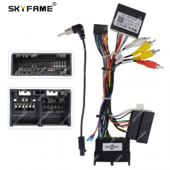 SKYFAME Car 16pin Wiring Harness Adapter Canbus Box Decoder Android Radio Power Cable For Ford Focus Escape Ranger Ecosport