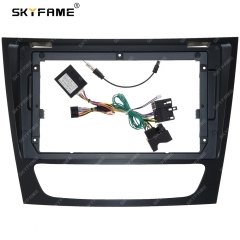 SKYFAME Car Frame Fascia Adapter Canbus Box Decoder For Benz E Class CLS W211 W219 S211 C219 E280 Radio Dash Fitting Panel Ki